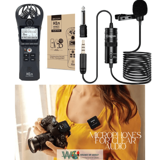 Microphones and clear audio image