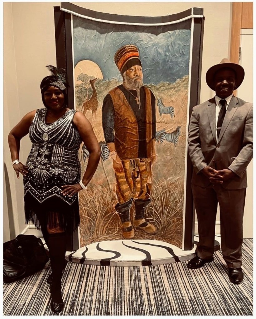 Orlando in Africa painting by Milton Trice