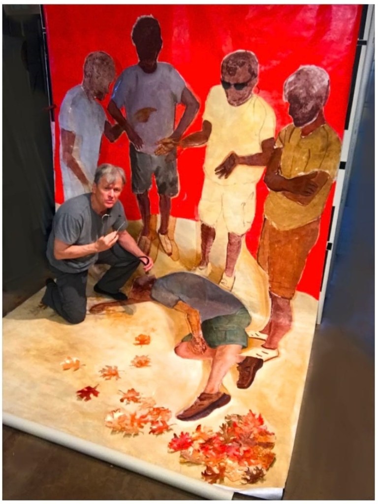 Am I My Brother's Keeper by Milton R. Trice painting
