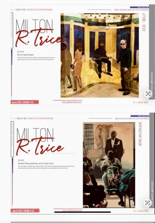 Global Art Times features Milton Trice