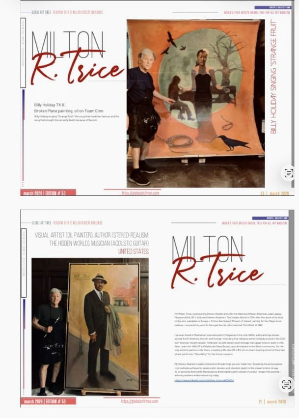 Global Art Times features Milton Trice