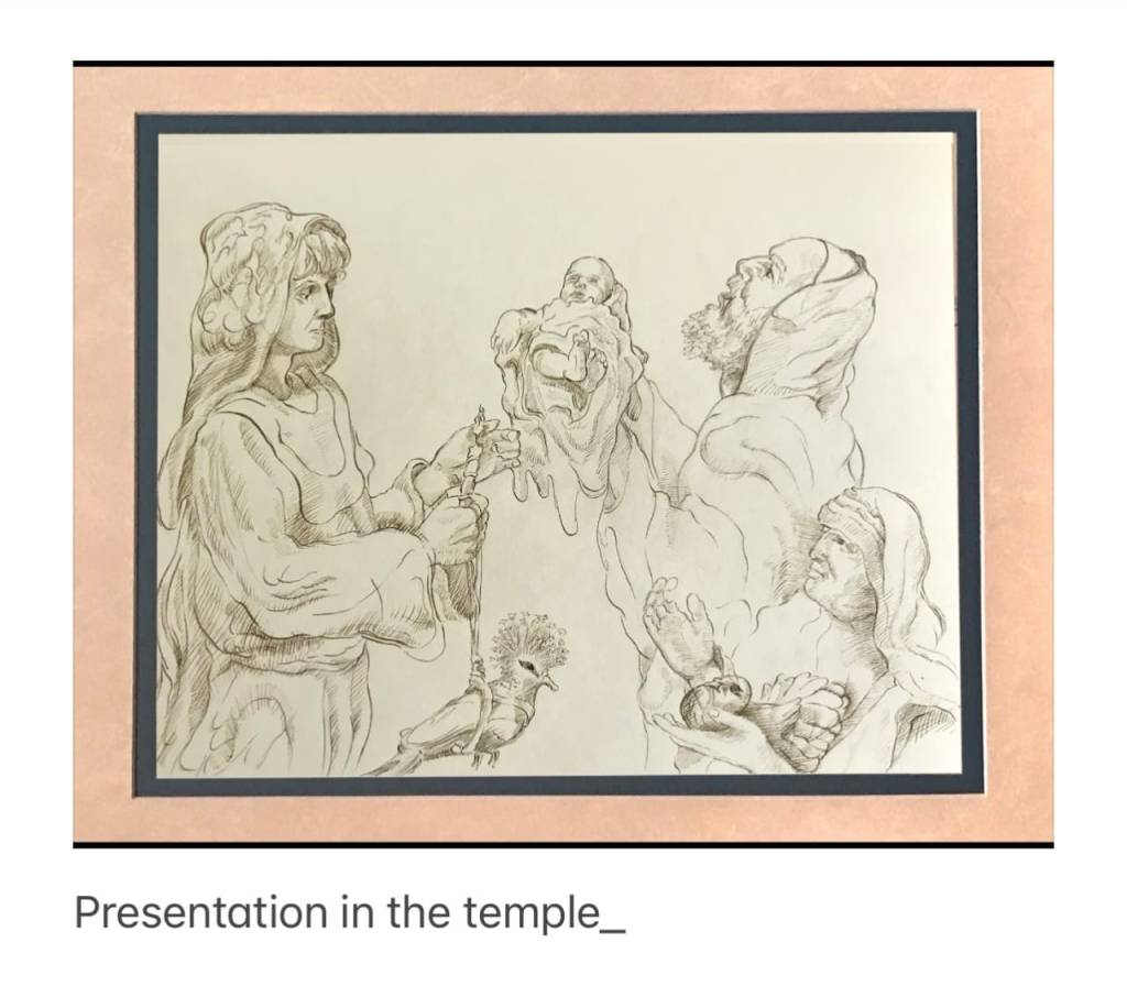 Presentation in the Temple by Milton R. Trice