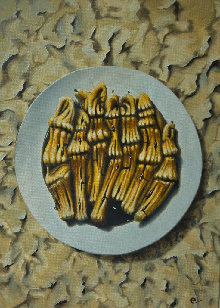 Déjeuner D’Arwin — Oil on canvas (50 × 70 cm)