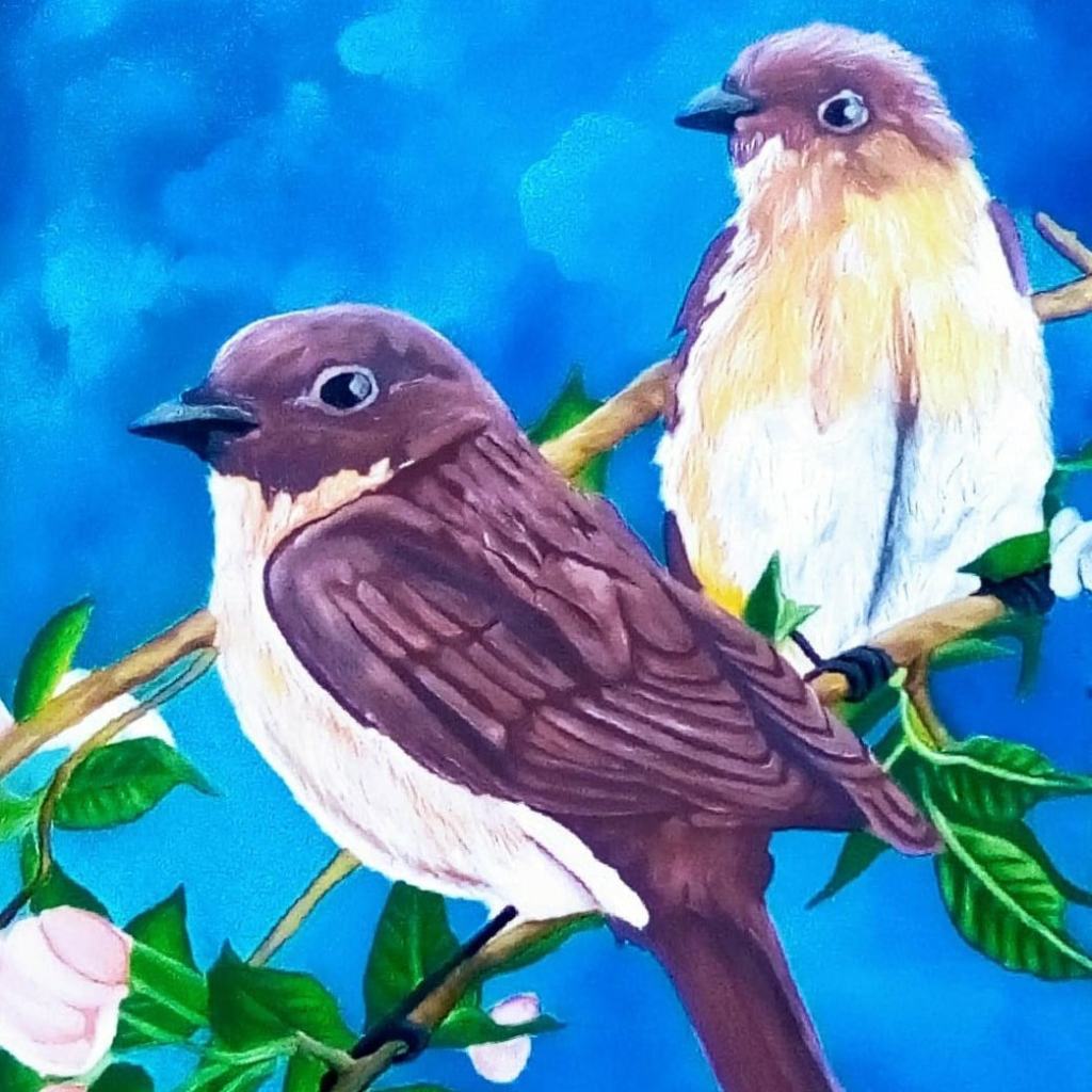 Munezero Benjamin / Bennez, Rwanda wildlife artist nature birds