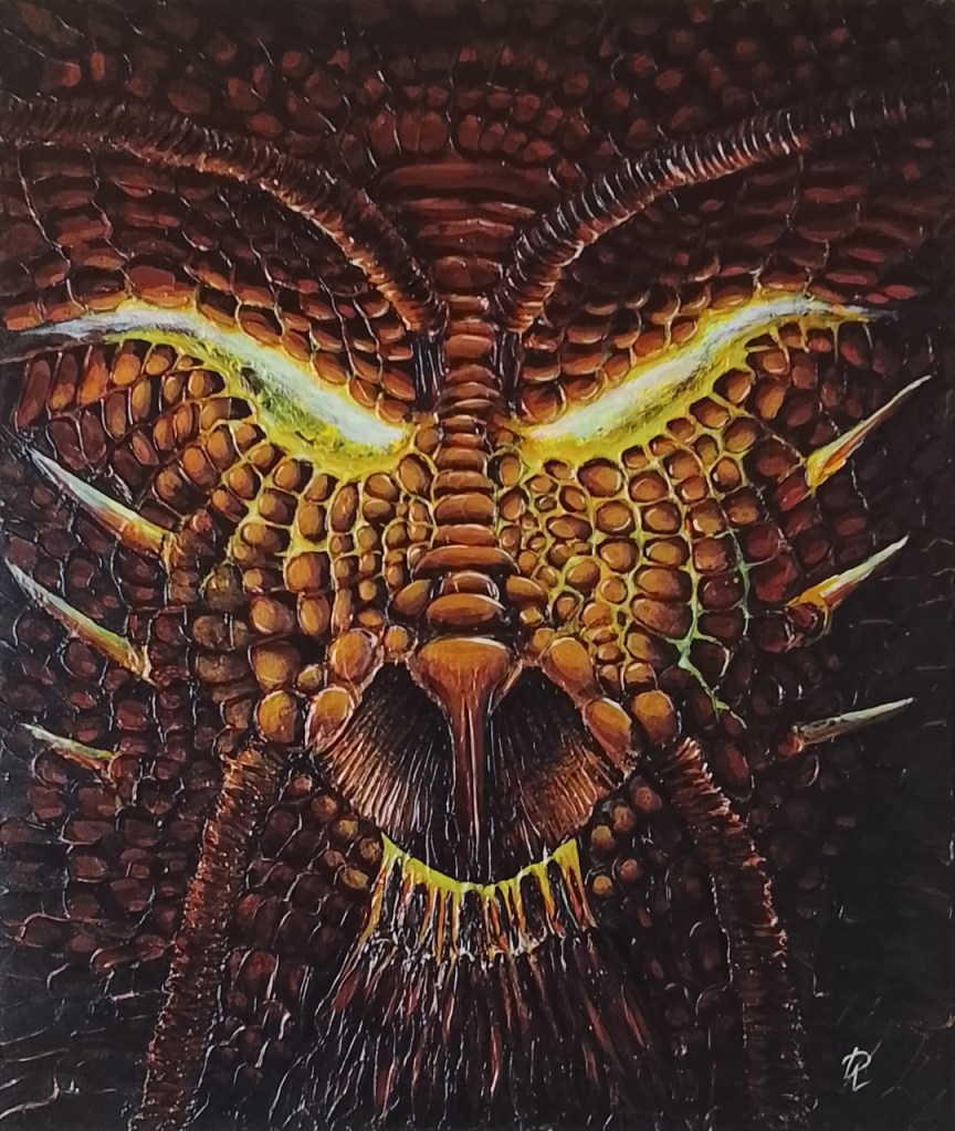 Daria Belykh painting Dragon
